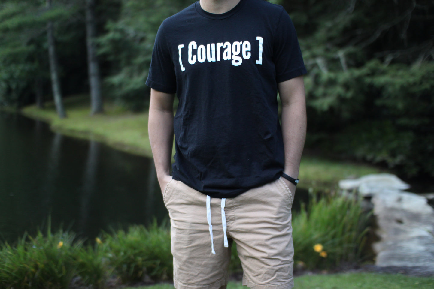 [Courage] Black T-Shirt